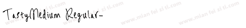TastyMedium Regular字体转换